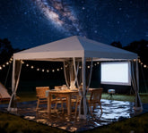 Pop Up Canopy,Outdoor Pop-Up Canopy with Sidewalls, Mesh Walls, Instant Setup
