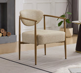 Beige PU color dining room chair, living room chair, bedroom chair, PU with foam back and seat,soft and comfortable seating, metal frame with water transfer pringting, wood grain visual