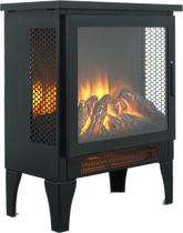 17 inch Freestanding Electric Fireplace Stove heater with 3D Flame effect