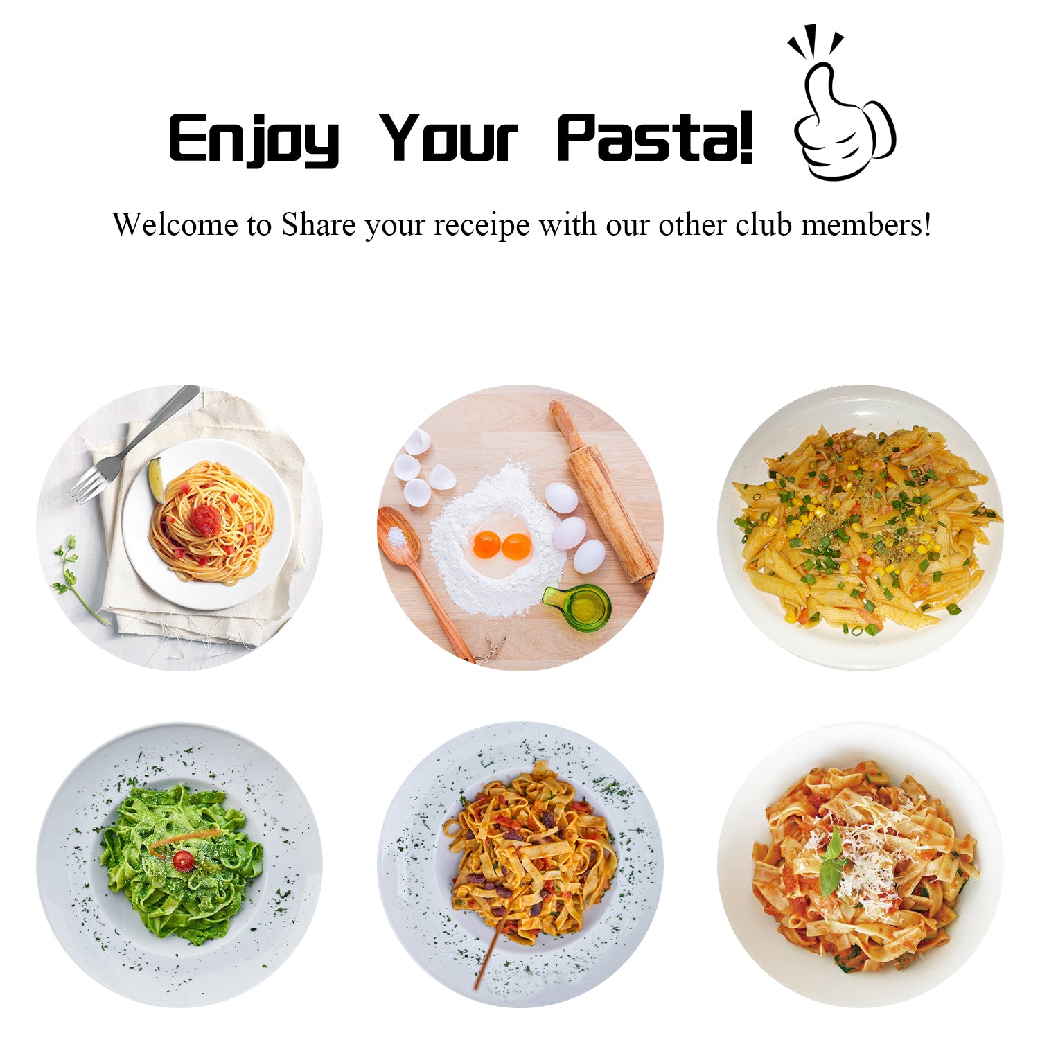Phittis Pasta Machine, 20 MINS to Make 0.7 LB Pasta, Healthy, Homemade, DIY, Perfect Gift, Black